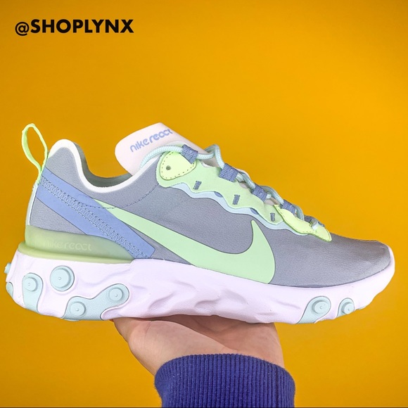 ♥️SOLD♥️Nike React Element 55 Gray Sneaker - Picture 3 of 8